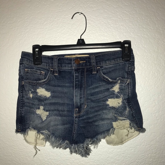High Waisted Jean Shorts - Picture 2 of 2